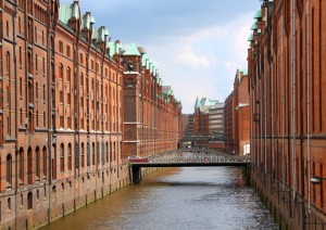 Speicherstadt warehouse district of Hamburg, Germany